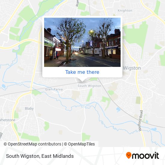 South Wigston map