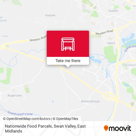 Nationwide Food Parcels, Swan Valley map