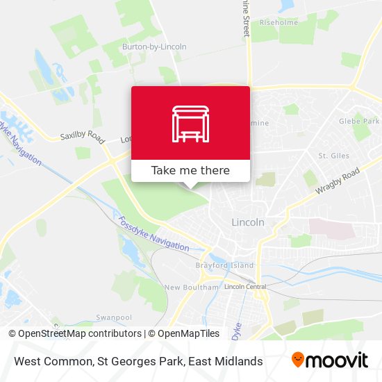 West Common, St Georges Park map