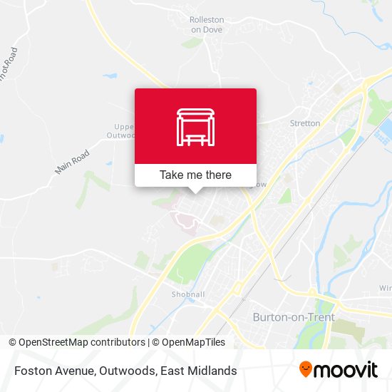 Foston Avenue, Outwoods map