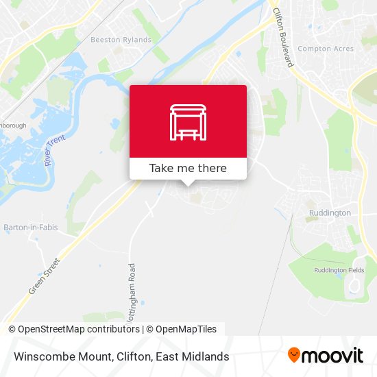 Winscombe Mount, Clifton map