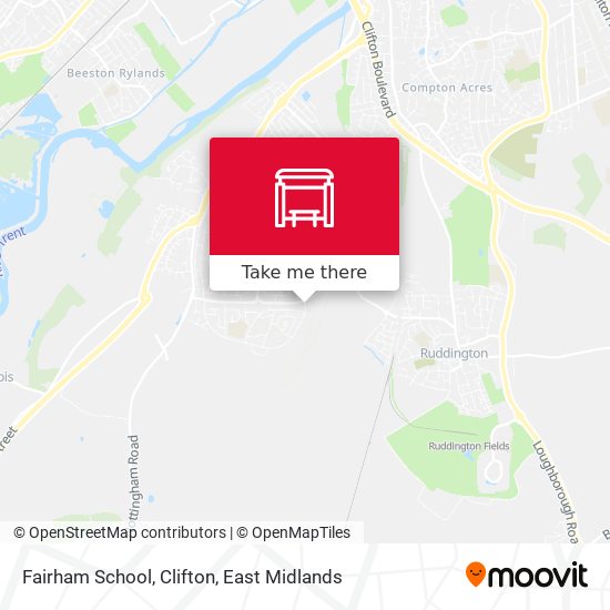 Fairham School, Clifton map