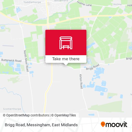 Brigg Road, Messingham map