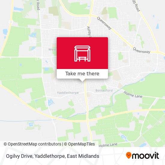 Ogilvy Drive, Yaddlethorpe map