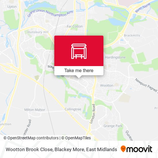 Wootton Brook Close, Blackey More map