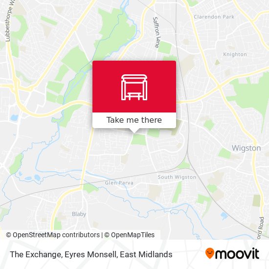 The Exchange, Eyres Monsell map