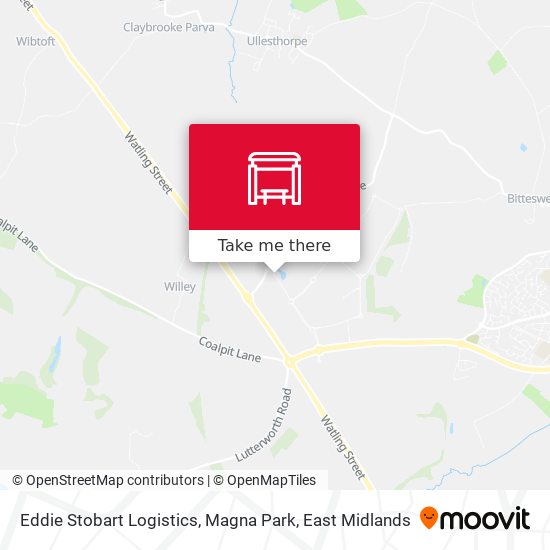Eddie Stobart Logistics, Magna Park map