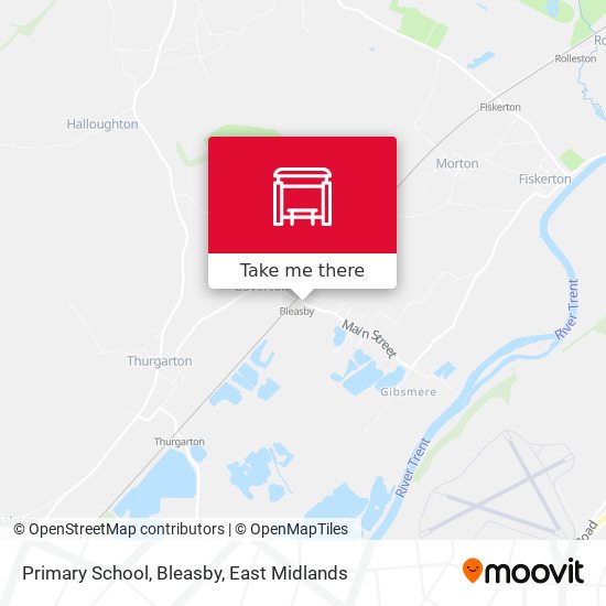 Primary School, Bleasby map