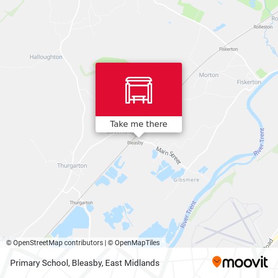 Primary School, Bleasby map