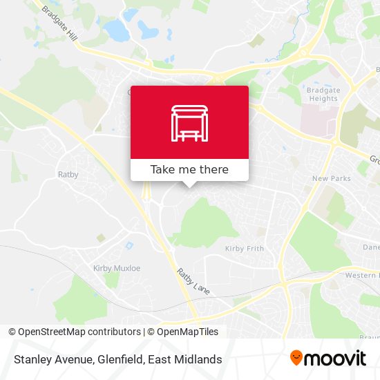 Stanley Avenue, Glenfield map