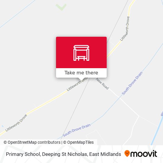 Primary School, Deeping St Nicholas map