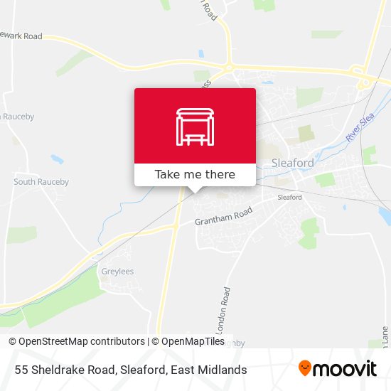 55 Sheldrake Road, Sleaford map