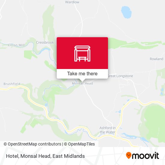 Hotel, Monsal Head map