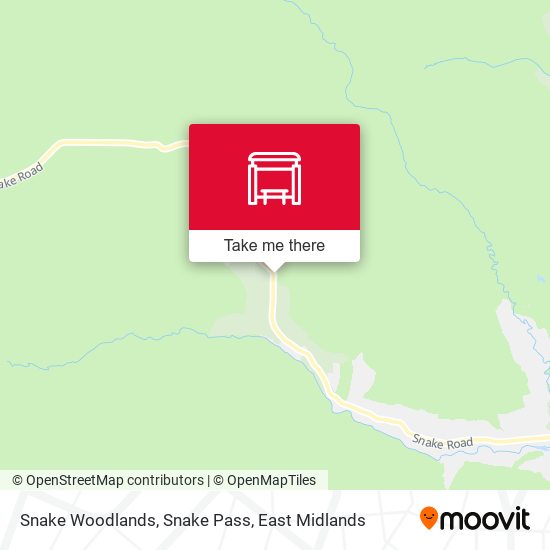 Snake Woodlands, Snake Pass map