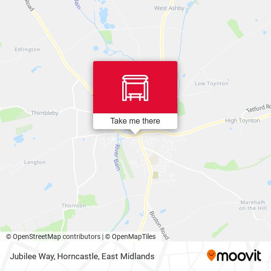 Jubilee Way, Horncastle map