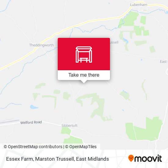 Essex Farm, Marston Trussell map