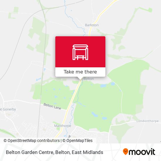 Belton Garden Centre, Belton map