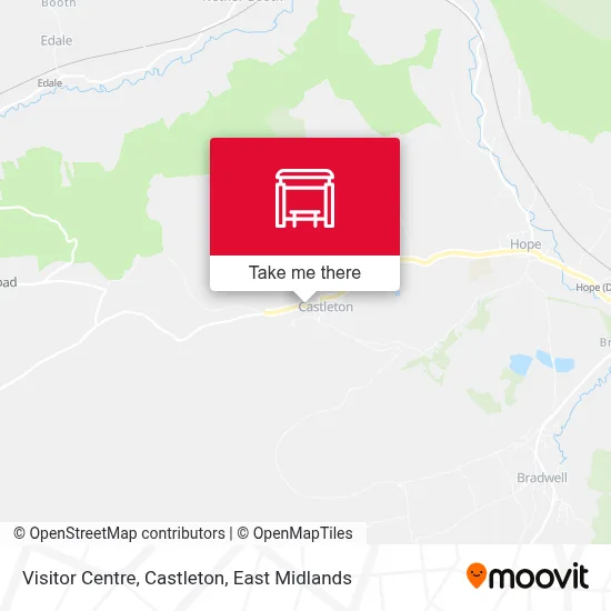 Visitor Centre, Castleton map