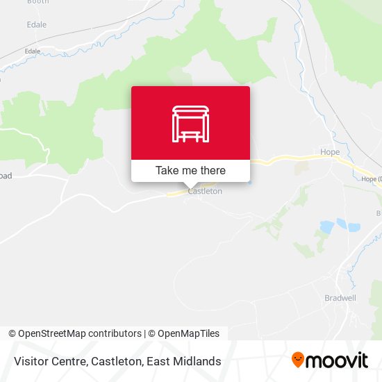 Visitor Centre, Castleton map