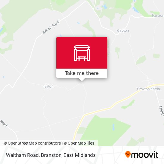 Waltham Road, Branston map