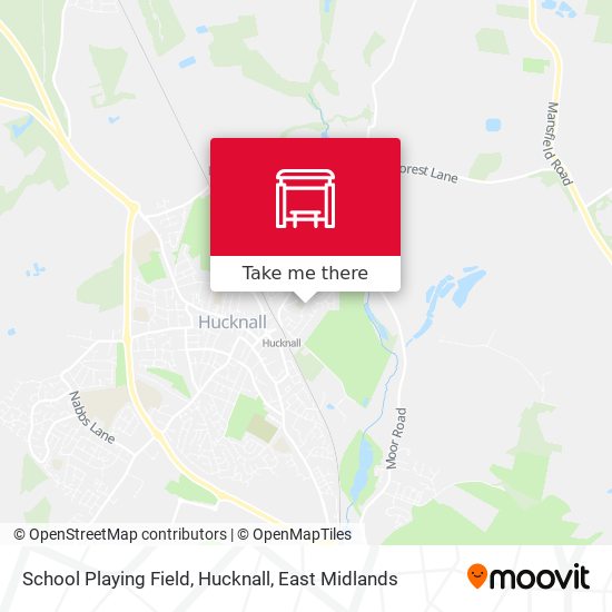 School Playing Field, Hucknall map