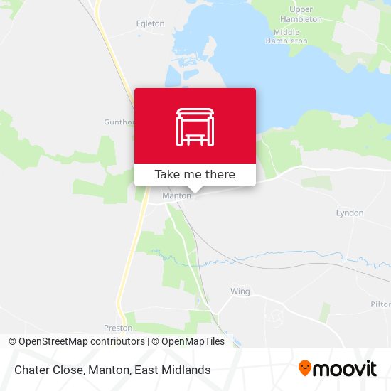 Chater Close, Manton map