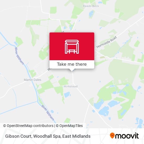 Gibson Court, Woodhall Spa map