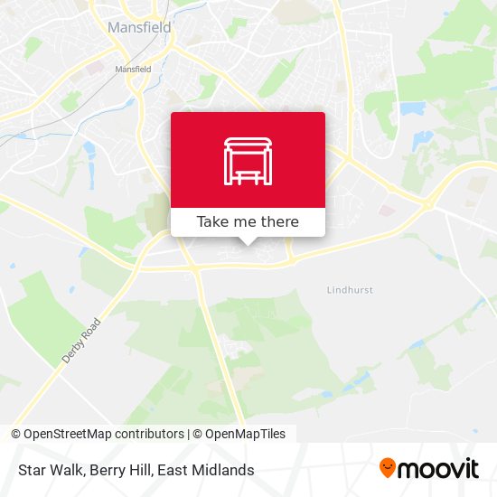 Star Walk, Berry Hill map