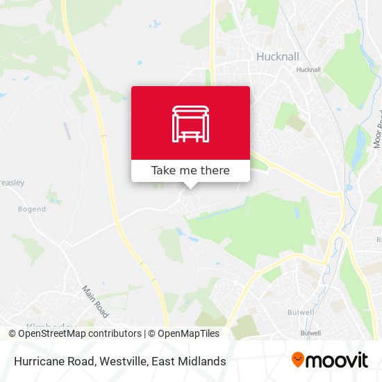 Hurricane Road, Westville map