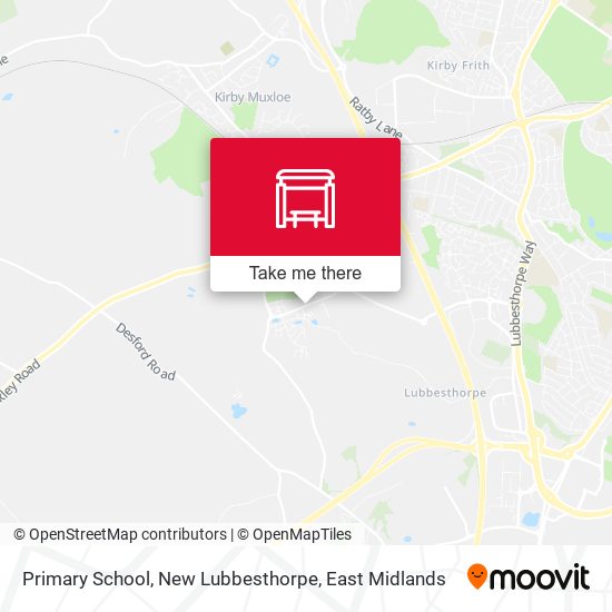 Primary School, New Lubbesthorpe map