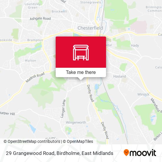 29 Grangewood Road, Birdholme map