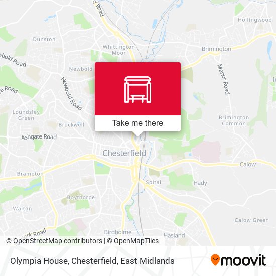 Olympia House, Chesterfield map