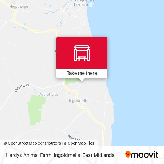 Hardys Animal Farm, Ingoldmells map