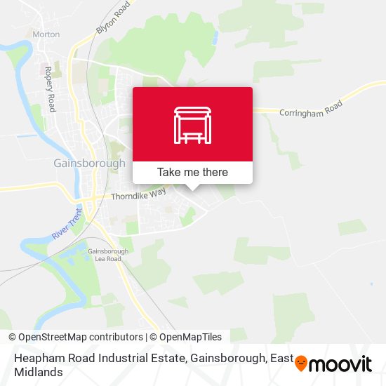 Heapham Road Industrial Estate, Gainsborough map