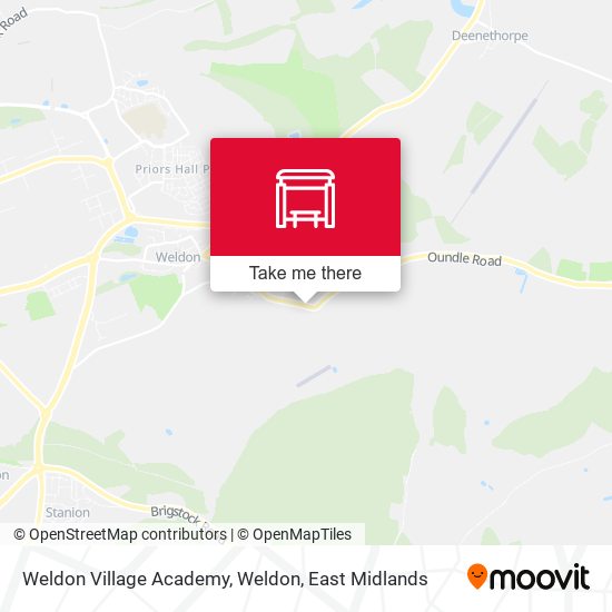 Weldon Village Academy, Weldon map