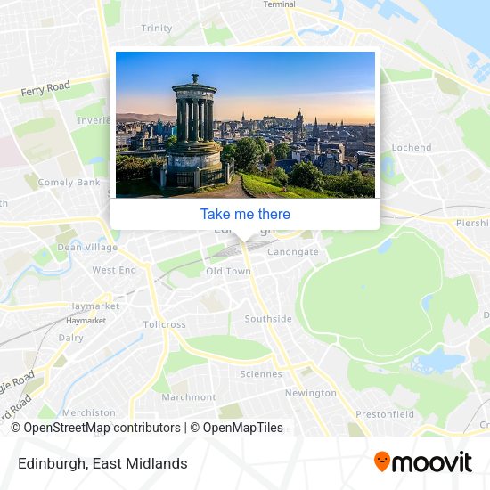 Edinburgh map