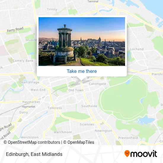 Edinburgh map