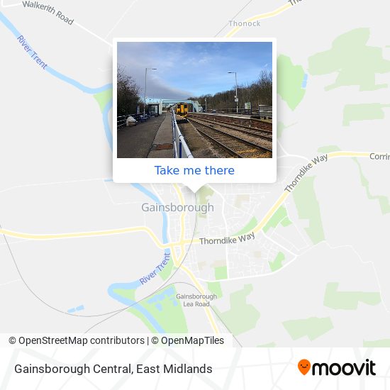 Gainsborough Central map