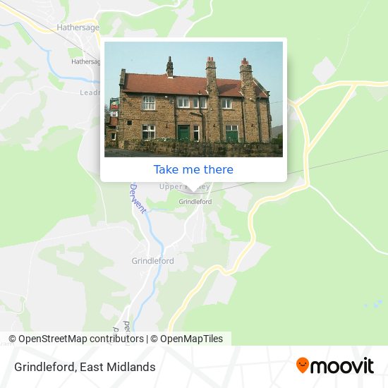 Grindleford map
