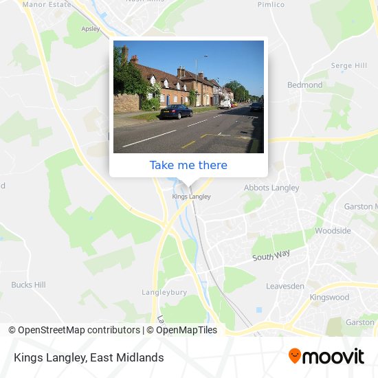 Kings Langley map