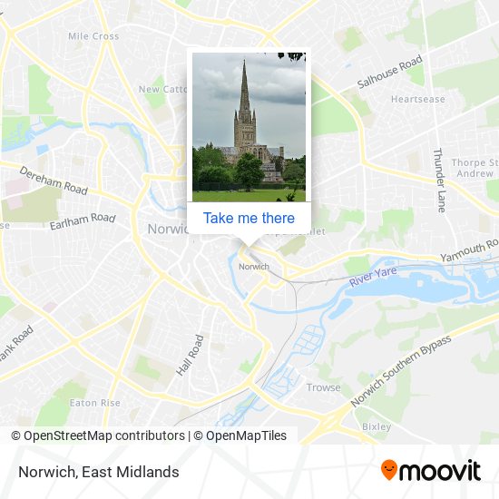 Norwich map