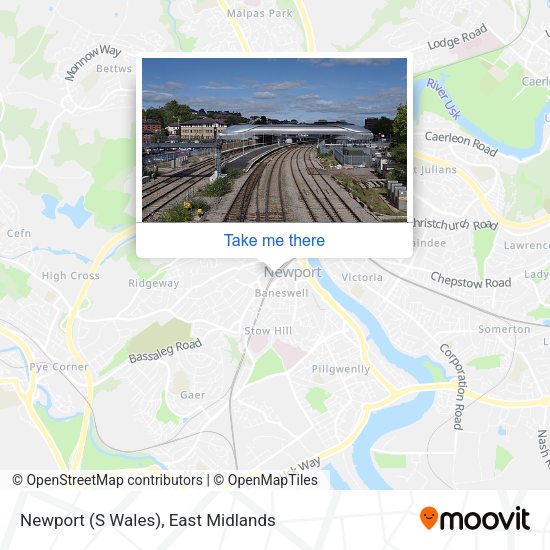 Newport (S Wales) map