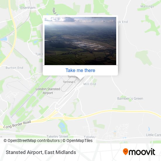 Stansted Airport map