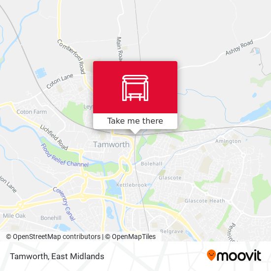 Tamworth map