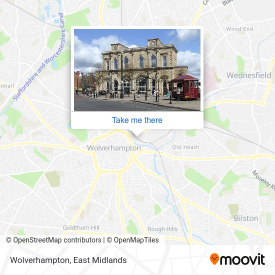 Wolverhampton map