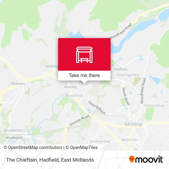 The Chieftain, Hadfield map