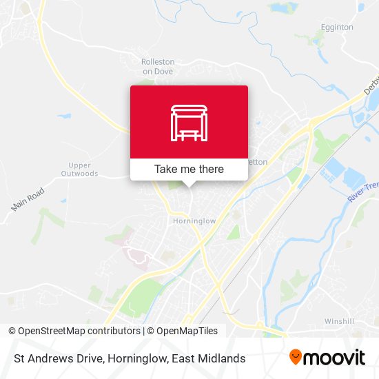 St Andrews Drive, Horninglow map