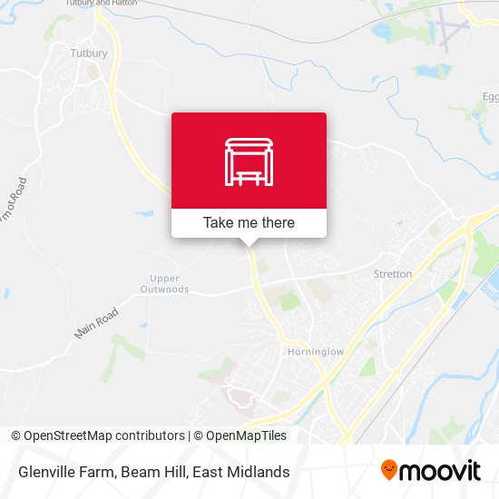 Glenville Farm, Beam Hill map