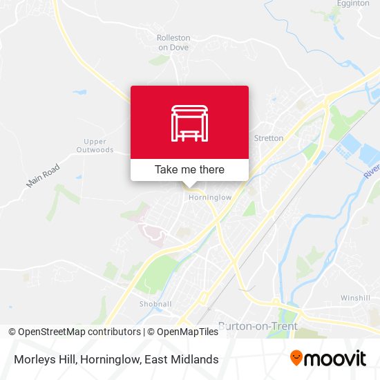 Morleys Hill, Horninglow map