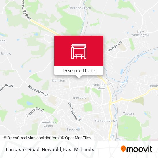Lancaster Road, Newbold map
